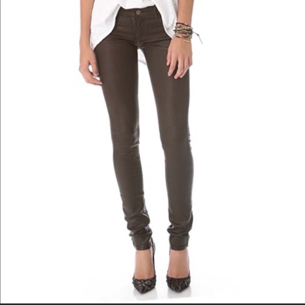 Habitual Coated Jean - Chocolate Brown